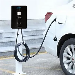 Sleek 7kW Floor-Mounted EV Charger with Wi-Fi Integration and Type 2 Socket